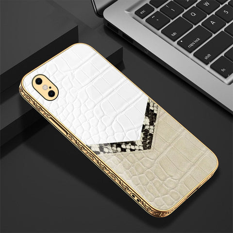 iPhone XS Max Cover - Printed Skins Series - Premium Electroplated Shutterproof Case Soft Silicon Borders Case