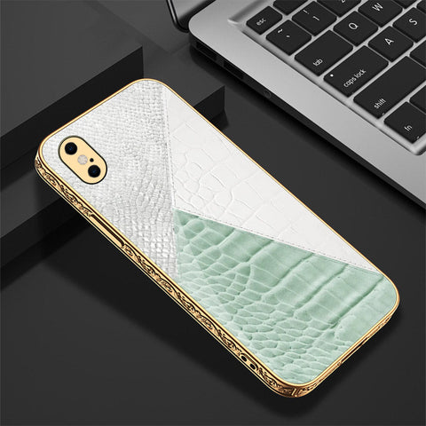 iPhone XS / X Cover - Printed Skins Series - Premium Electroplated Shutterproof Case Soft Silicon Borders Case