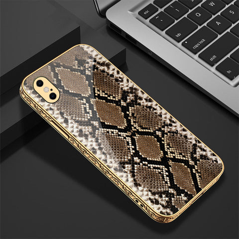 iPhone XS Max Cover - Printed Skins Series - Premium Electroplated Shutterproof Case Soft Silicon Borders Case