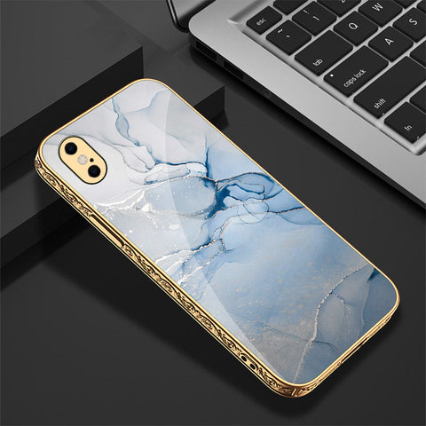 iPhone XS / X Cover - Mystic Marble Series - Premium Electroplated Shutterproof Case Soft Silicon Borders Case