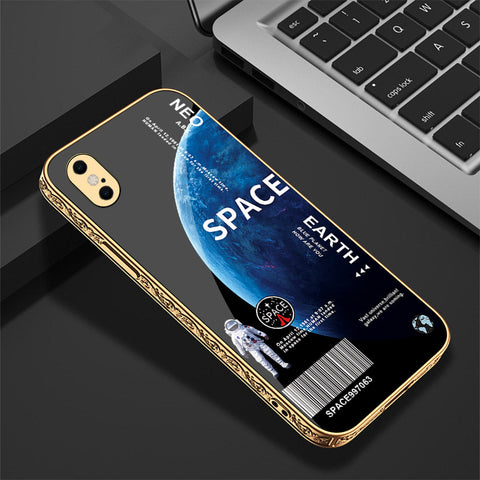 iPhone XS Max Cover - Limitless Series - Premium Electroplated Shutterproof Case Soft Silicon Borders Case