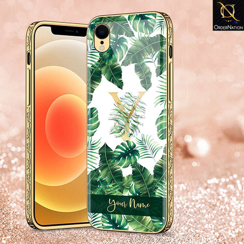 iPhone XR Cover - Personalized Alphabet Series - Premium Electroplated Shutterproof Case Soft Silicon Borders Case