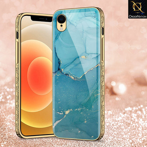 iPhone XR Cover - Mystic Marble Series - Premium Electroplated Shutterproof Case Soft Silicon Borders Case