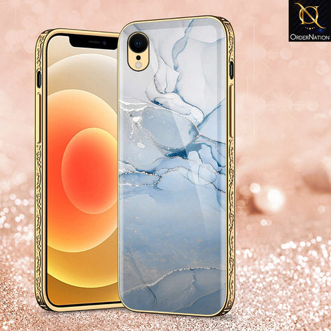 iPhone XR Cover - Mystic Marble Series - Premium Electroplated Shutterproof Case Soft Silicon Borders Case