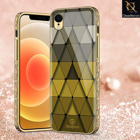 iPhone XR Cover - Onation Pyramid Series - Premium Electroplated Shutterproof Case Soft Silicon Borders Case