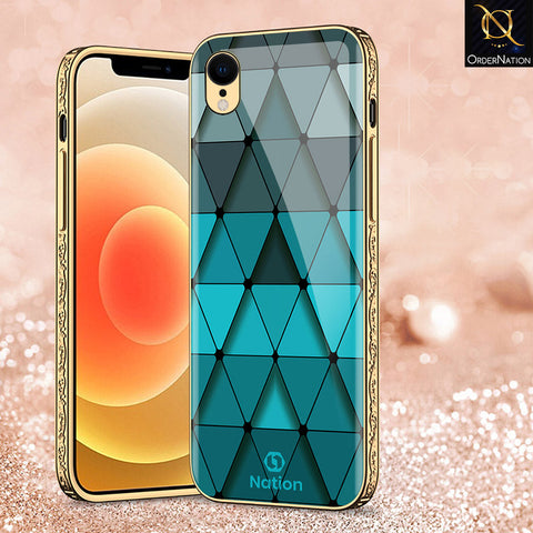 iPhone XR Cover - Onation Pyramid Series - Premium Electroplated Shutterproof Case Soft Silicon Borders Case