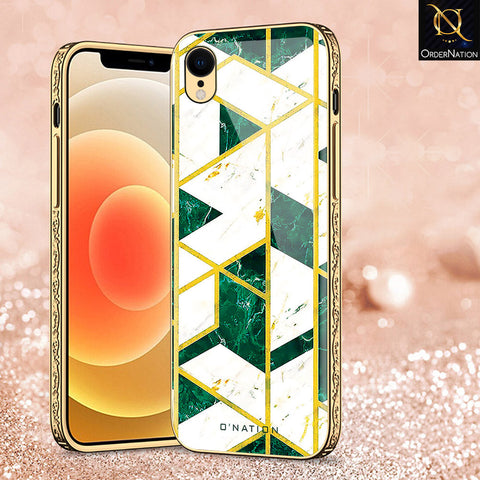 iPhone XR Cover - O'Nation Shades of Marble Series - Premium Electroplated Shutterproof Case Soft Silicon Borders Case