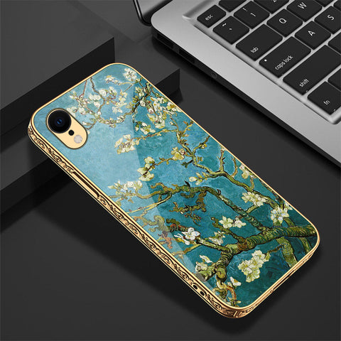 iPhone XR Cover - Floral Series 2 - Premium Electroplated Shutterproof Case Soft Silicon Borders Case