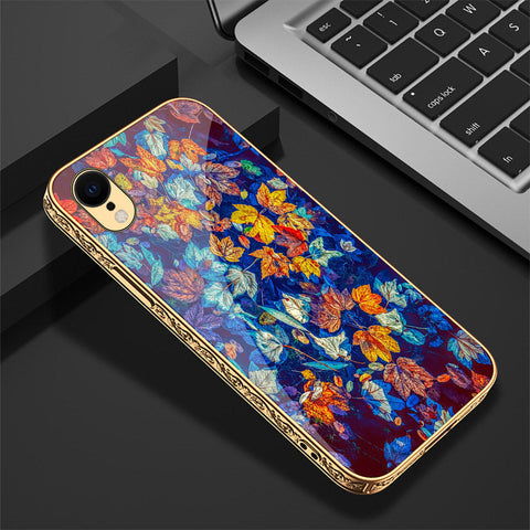 iPhone XR Cover - Floral Series 2 - Premium Electroplated Shutterproof Case Soft Silicon Borders Case