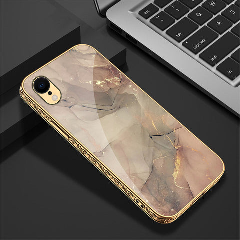 iPhone XR Cover - Mystic Marble Series - Premium Electroplated Shutterproof Case Soft Silicon Borders Case