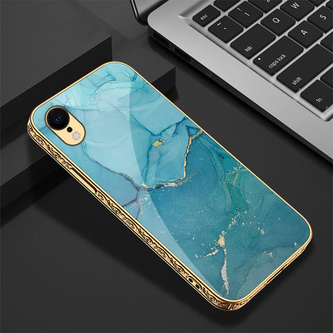 iPhone XR Cover - Mystic Marble Series - Premium Electroplated Shutterproof Case Soft Silicon Borders Case