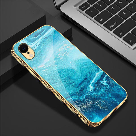 iPhone XR Cover - Mystic Marble Series - Premium Electroplated Shutterproof Case Soft Silicon Borders Case