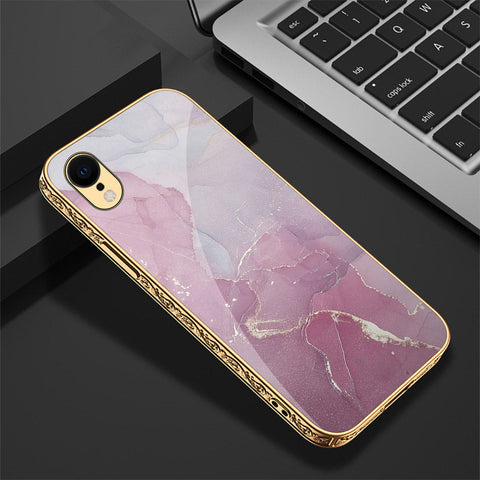 iPhone XR Cover - Mystic Marble Series - Premium Electroplated Shutterproof Case Soft Silicon Borders Case