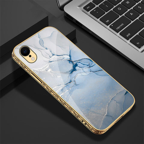 iPhone XR Cover - Mystic Marble Series - Premium Electroplated Shutterproof Case Soft Silicon Borders Case