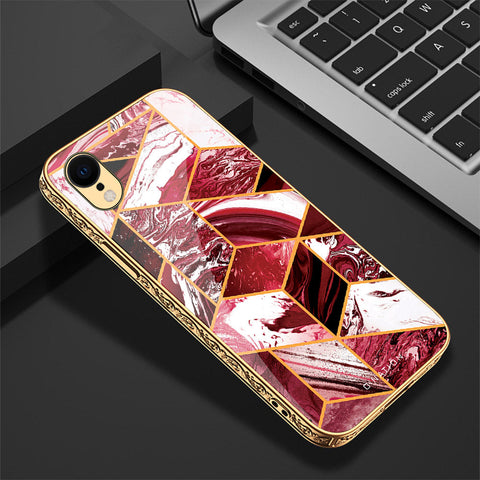 iPhone XR Cover - O'Nation Shades of Marble Series - Premium Electroplated Shutterproof Case Soft Silicon Borders Case