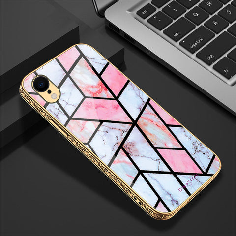 iPhone XR Cover - O'Nation Shades of Marble Series - Premium Electroplated Shutterproof Case Soft Silicon Borders Case