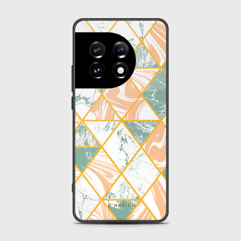 OnePlus Ace 2 Pro Cover- O'Nation Shades of Marble Series - HQ Ultra Shine Premium Infinity Glass Soft Silicon Borders Case