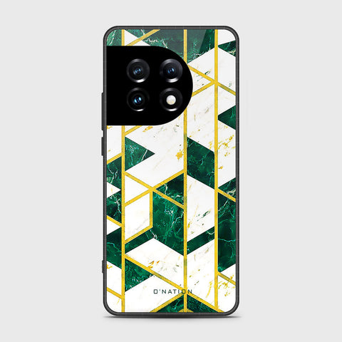 OnePlus Ace 2 Pro Cover- O'Nation Shades of Marble Series - HQ Ultra Shine Premium Infinity Glass Soft Silicon Borders Case