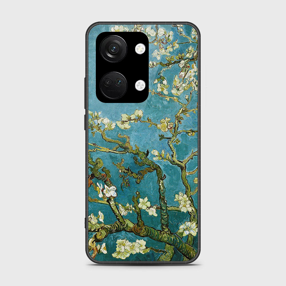 OnePlus Nord 3 Cover- Floral Series 2 - HQ Ultra Shine Premium Infinity Glass Soft Silicon Borders Case