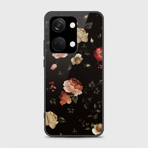 OnePlus Nord 3 Cover- Floral Series 2 - HQ Ultra Shine Premium Infinity Glass Soft Silicon Borders Case