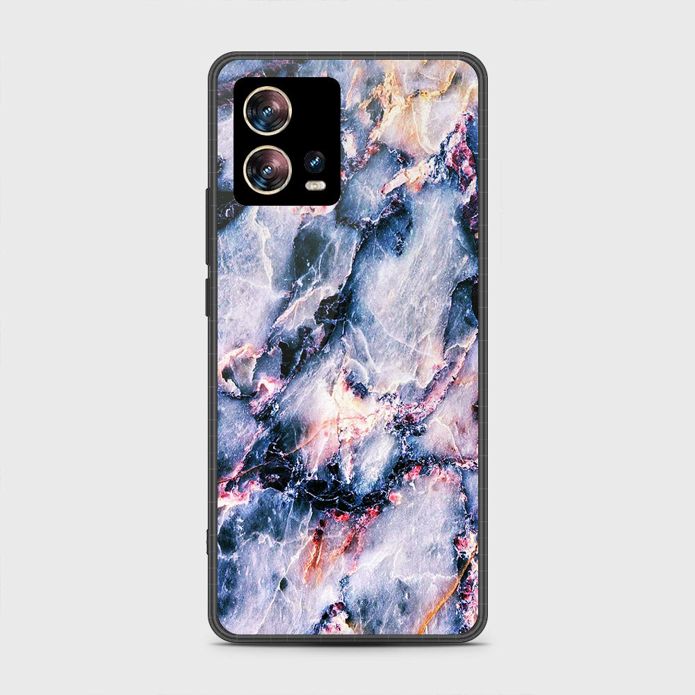 Motorola Edge 30 Fusion Cover - Colorful Marble Series - HQ Premium Shine Durable Shatterproof Case