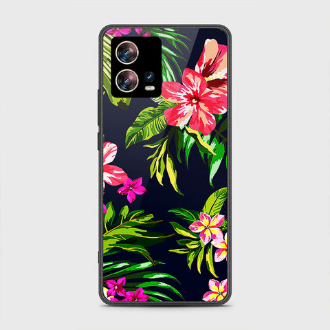 Motorola Edge 30 Fusion Cover - Floral Series - HQ Premium Shine Durable Shatterproof Case