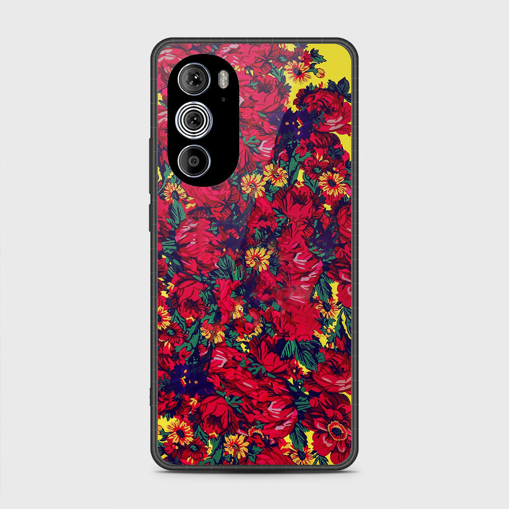 Motorola Edge 30 Pro Cover - Floral Series - HQ Premium Shine Durable Shatterproof Case