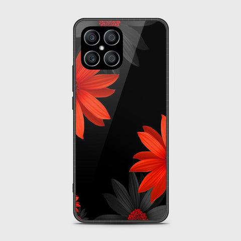 Honor X8 Cover - Floral Series 2 - HQ Premium Shine Durable Shatterproof Case