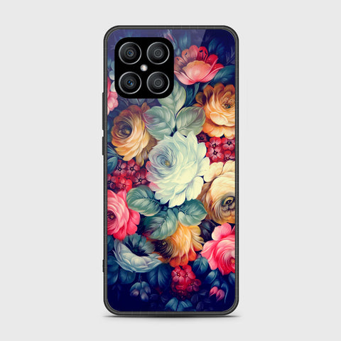 Honor X8 Cover - Floral Series 2 - HQ Premium Shine Durable Shatterproof Case