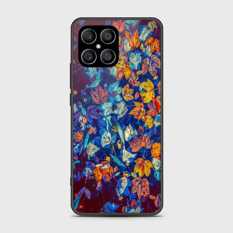 Honor X8 Cover - Floral Series 2 - HQ Premium Shine Durable Shatterproof Case