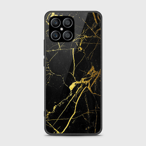 Honor X8 Cover - Black Marble Series - HQ Premium Shine Durable Shatterproof Case
