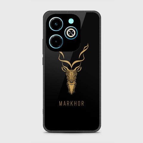 Infinix Hot 40i Cover - Markhor Series - HQ Premium Shine Premium Infinity Glass Soft Silicon Borders Case