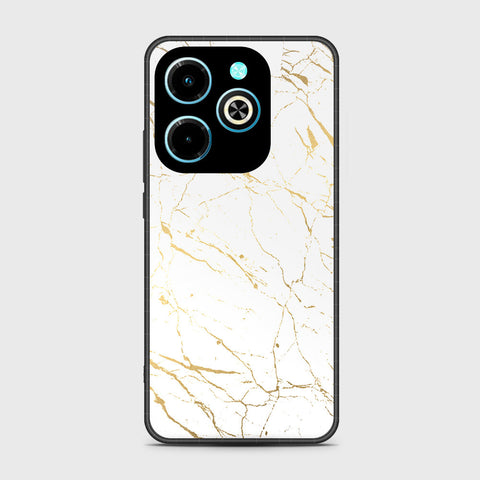 Infinix Hot 40i Cover - White Marble Series 2 - HQ Premium Shine Durable Shatterproof Case