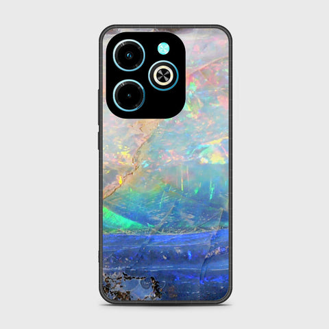 Infinix Hot 40i Cover - Colorful Marble Series - HQ Premium Shine Durable Shatterproof Case