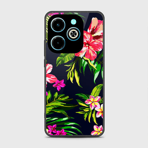 Infinix Hot 40i Cover - Floral Series - HQ Premium Shine Durable Shatterproof Case