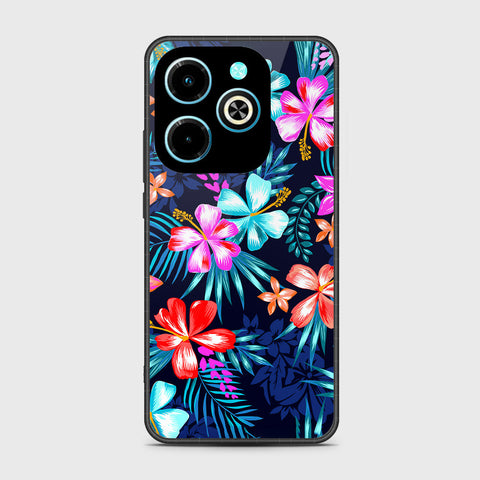 Infinix Hot 40i Cover - Floral Series - HQ Premium Shine Durable Shatterproof Case