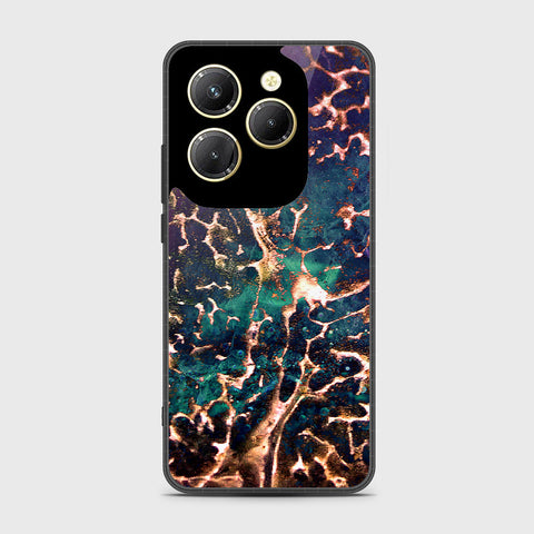 Infinix Hot 40 Pro Cover - Colorful Marble Series - HQ Premium Shine Durable Shatterproof Case