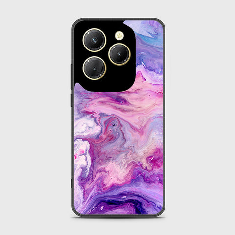 Infinix Hot 40 Pro Cover - Colorful Marble Series - HQ Premium Shine Durable Shatterproof Case