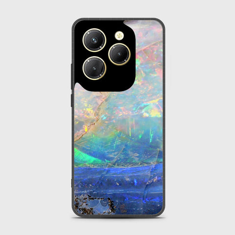 Infinix Hot 40 Pro Cover - Colorful Marble Series - HQ Premium Shine Durable Shatterproof Case