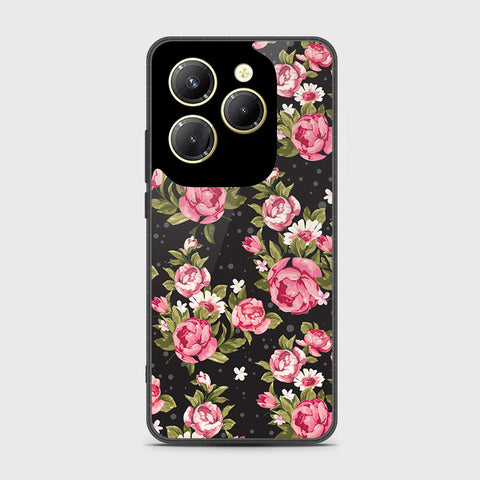 Infinix Hot 40 Cover - Floral Series - HQ Premium Shine Durable Shatterproof Case
