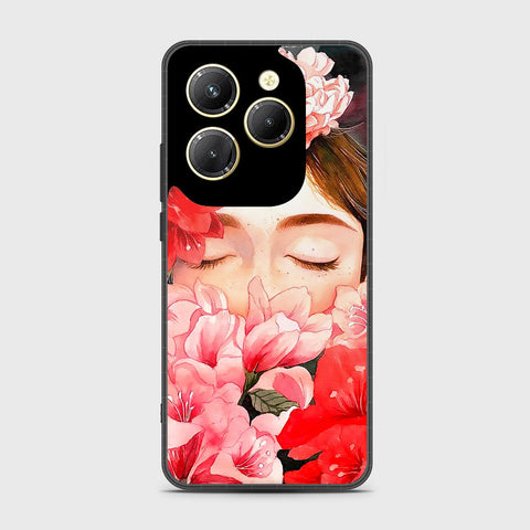 Infinix Hot 40 Pro Cover - Floral Series - HQ Premium Shine Durable Shatterproof Case