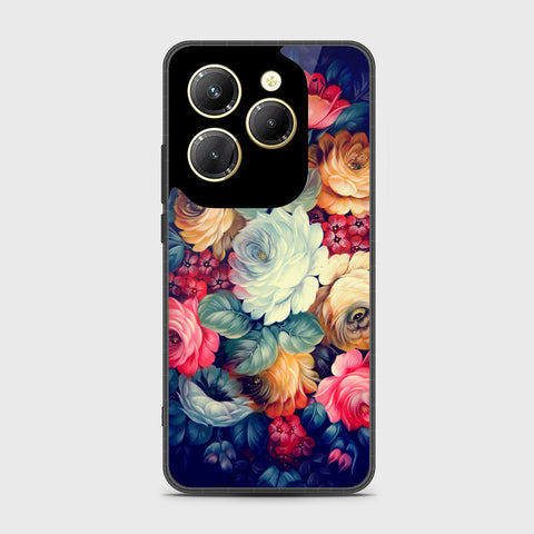 Infinix Hot 40 Pro Cover - Floral Series 2 - HQ Premium Shine Durable Shatterproof Case