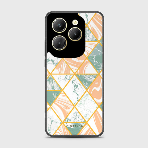 Infinix Hot 40 Pro Cover - O'Nation Shades of Marble Series - HQ Premium Shine Durable Shatterproof Case