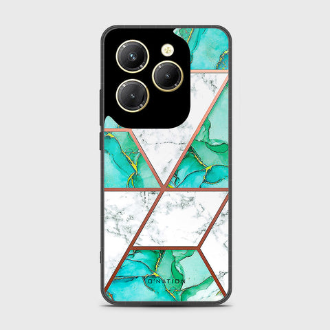 Infinix Hot 40 Pro Cover - O'Nation Shades of Marble Series - HQ Premium Shine Durable Shatterproof Case