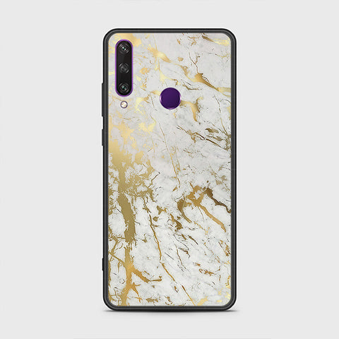 Huawei Y6p Cover- White Marble Series - HQ Premium Shine Durable Shatterproof Case