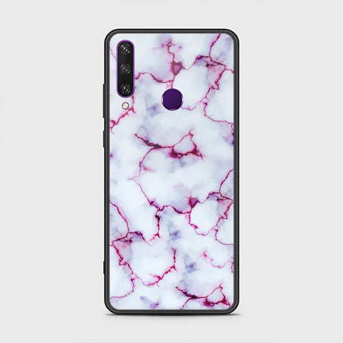 Huawei Y6p Cover- White Marble Series - HQ Premium Shine Durable Shatterproof Case