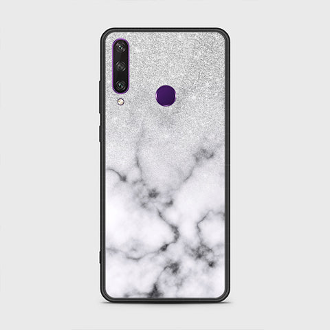 Huawei Y6p Cover- White Marble Series - HQ Premium Shine Durable Shatterproof Case