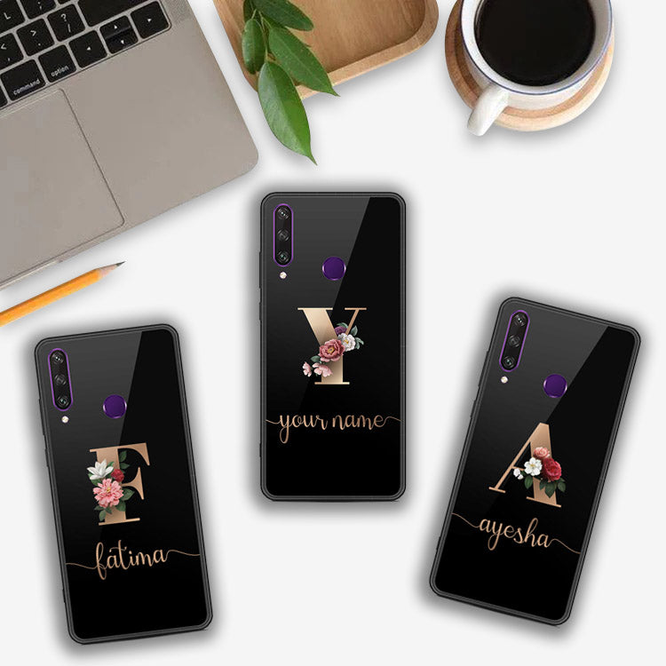 Huawei Y6p Cover - Personalized Alphabet Series - HQ Premium Shine Durable Shatterproof Case