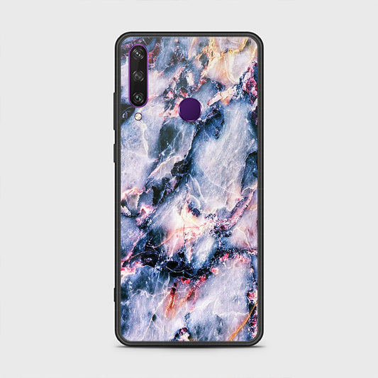 Huawei Y6p Cover - Colorful Marble Series - HQ Premium Shine Durable Shatterproof Case