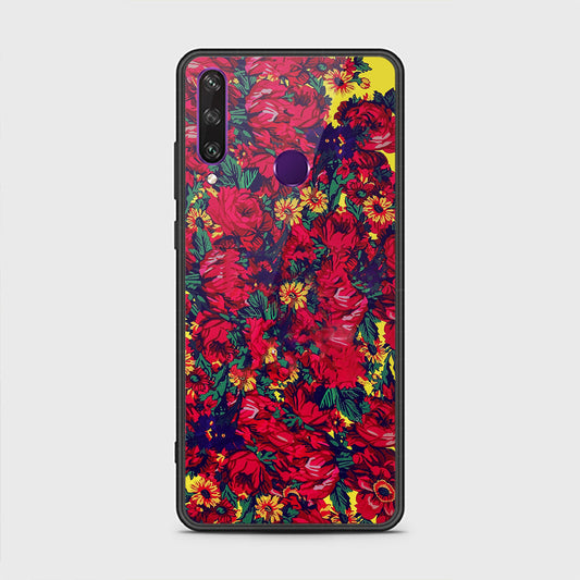 Huawei Y6p Cover - Floral Series - HQ Premium Shine Durable Shatterproof Case